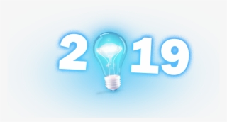 Happy New Year Hd Background - Incandescent Light Bulb #8532024