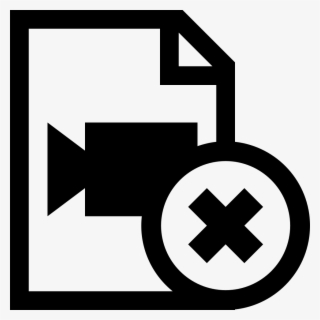 Video Cancel Button Comments - Icono Cancelacion #8532844