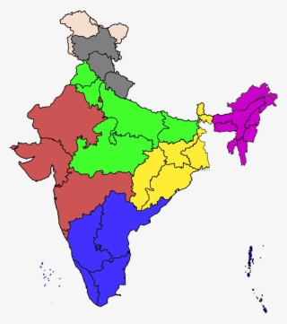 India Political Map Outline - Free Transparent PNG Download - PNGkey