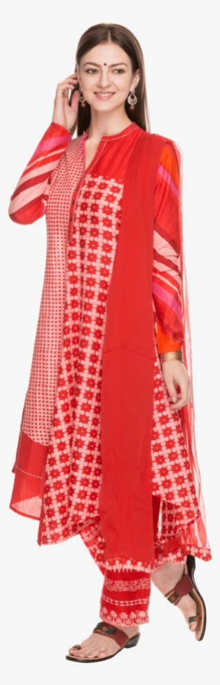 Womens Cotton Palazzo Suit - Silk #8533420