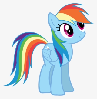 Stare Clipart Transparent - Mlp Rainbow Dash #8533463