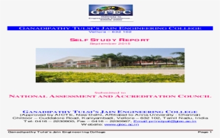 Self Study Report - Flyer #8533499