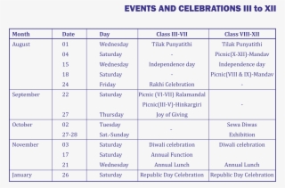 Annual Calender - Number #8533791