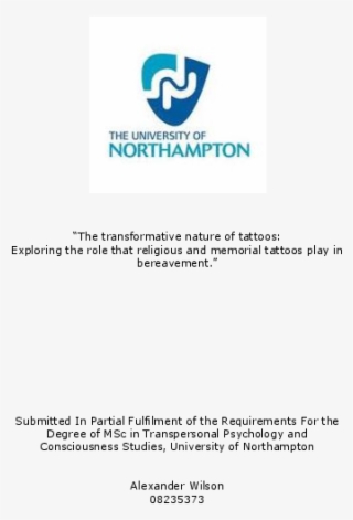 Docx - University Of Northampton #8534368