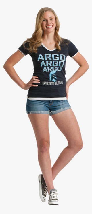 Layered V-neck - Girl #8536225