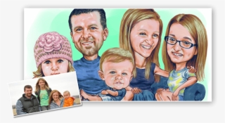 Caricature Family Portrait - Family #8537229