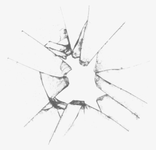 Grey Tumblr Png Editpng - Broken Glass Pic Png #8537446