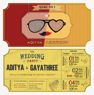 Creative Tamil Wedding Invitation #8537707