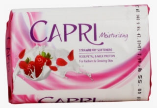 Capri Soap 100g Strawberry Rose Petal & Milk Protein - Capri #8538415