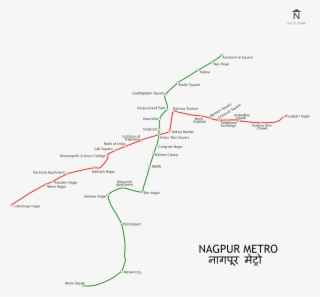 Nagpur Metro Rail Map - Map #8539379