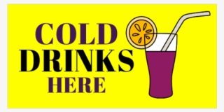 Basic Cold Drinks Here Vinyl Banner - Guinness #8539492