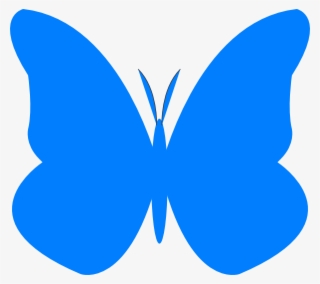 Bright Butterfly Clip Art At Clker - Blue Clip Art Butterfly #8540099