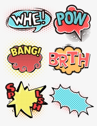 Color Explosion Cloud Pop Style Ai Vector Dialog Png #8540717