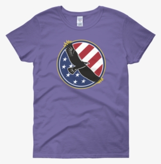 Patriot Series Eagle Wings Usa Flag Women's Short Sleeve - T-shirt #8541030