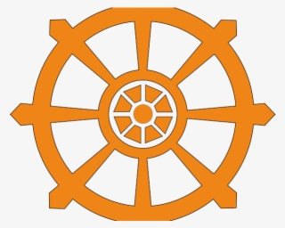 Zen Clipart Budha - Hinduism Dharma Symbol #8541132