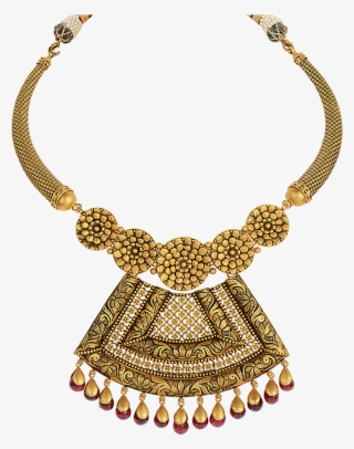 Orra Gold Set Necklace - Necklace #8541295
