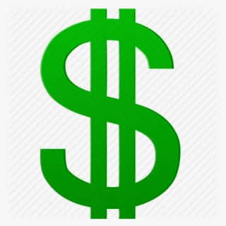 Green Money Sign Green Money Sign Green Dollar Symbol - Dollar Sign With No Background #8541646