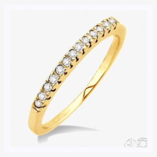 Yellow Gold & 1/10 Carat Diamond Band Robert Laurence - Bangle #8541856