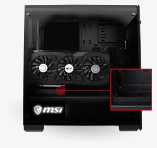 Additional Vertical Slots And Construction Kit For - Case Msi Mag Pylon #8541953
