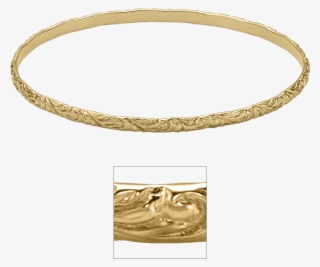 Standard View Of Brcfl2 In Yellow Metal - Bangle #8542705