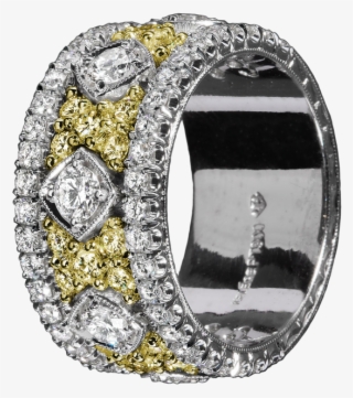 Kpbd 765-1 Platinum And Gold Band - Engagement Ring #8542918