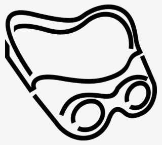 Vector Illustration Of Goggles Or Safety Glasses Provide #8543269