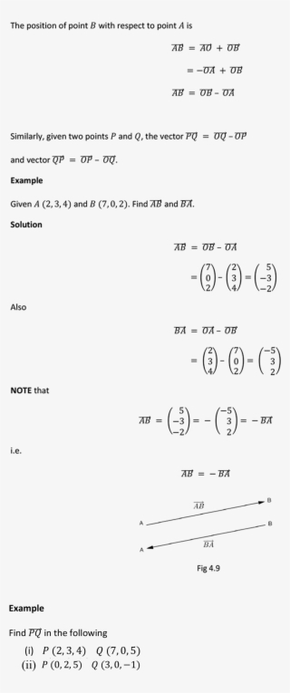 6 Position Vectors - Document #8543328