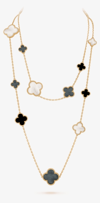 Magic Alhambra Long Necklace, 16 Motifs, - Van Cleef & Arpels #8543998