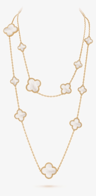 Magic Alhambra Long Necklace, 16 Motifs, - Magic Alhambra Necklace #8544128