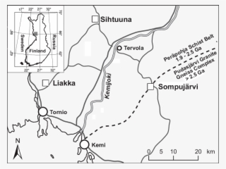The Location Of The Test Sites Of Liakka, Sihtuuna - Diagram #8544252