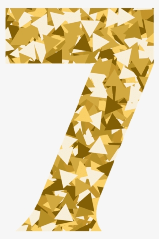 Free Png Download Mosaic Style Number Seven Clipart - Geometric Number 5 #8545057