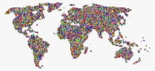 Mosaic - - Image 389 - 1 Kb - World Map Globe Blank #8545258