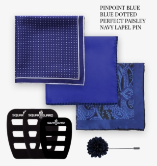 Pinpoint Blue, Blue Dotted, Perfect Paisley & Navy - Bed Sheet #8547046