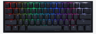 Ducky One 2 Mini Rgb Led 60% Double Shot Pbt Mechanical - Ducky One 2 Mini #8547230