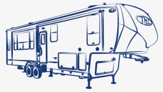 Jpg Black And White Library Camper Clipart - 5th Wheel Camper Clipart ...
