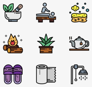Massage And Spa - Daily Routine Icon Png #8548586