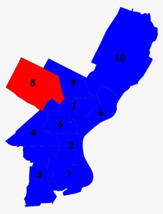 Philadelphia City Council Districts 1955 - Map #8548983