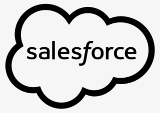 Png 50 Px - Salesforce Black And White Logo #8549180