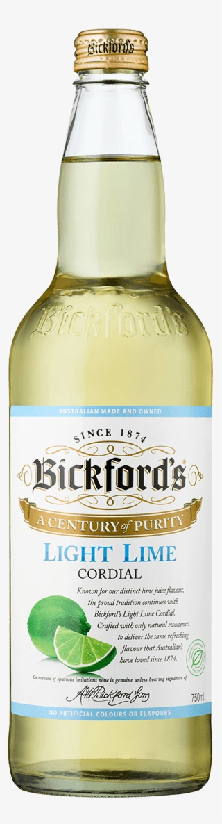 Bickfords Light Lime Cordial #8550009