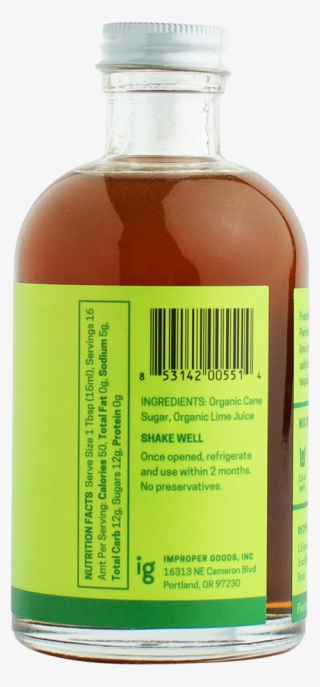 Raft Lime Syrup #8550167