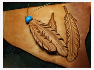 Leather Feather Mold Mould Hot Stamp Leather Stamp - Leaf Leather Stamp #8550333