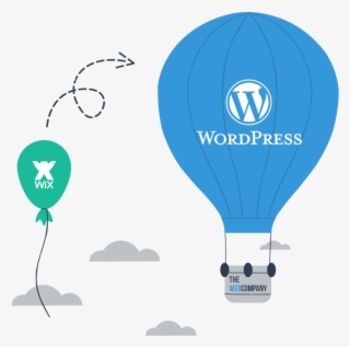 Wix To Wordpress - Hot Air Balloon #8550807