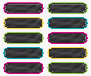 Teacher Created Resources Chalkboard Brights Labels #8550881