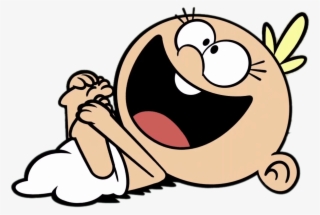 Baby Lily Loud Holding Her Feet - The Loud House #8551287