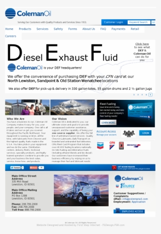 Coleman Oil #8552086