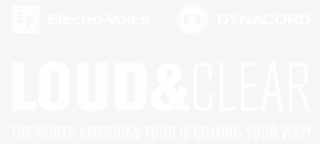 Electro-voice Dynacord Loud&clear North American Tour - Guinness #8552167