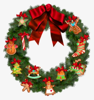 Christmas Wreath Transparent Background #8552537