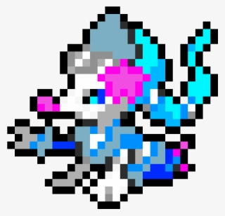 Primarina - Pokemon Primarina Minecraft Pixel Art #8552718