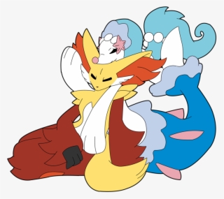 #pokemon #pokeships #ultramoon - Pokemon Delphox And Primarina #8553214