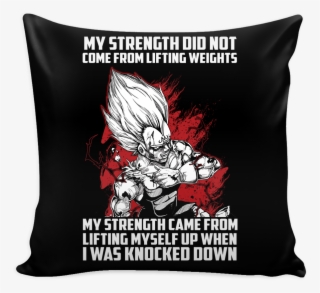 Super Saiyan Majin Vegeta Lift Up When Being Knocked - Vegeta Quotes Strength #8553629